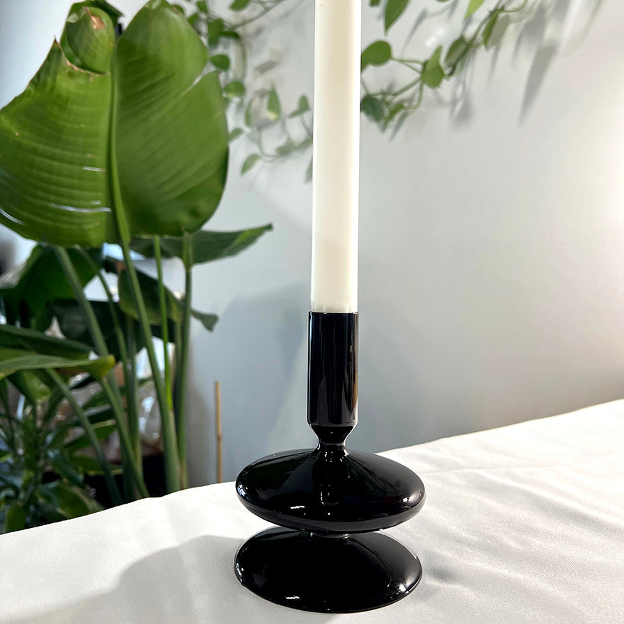 Black Candle Holder